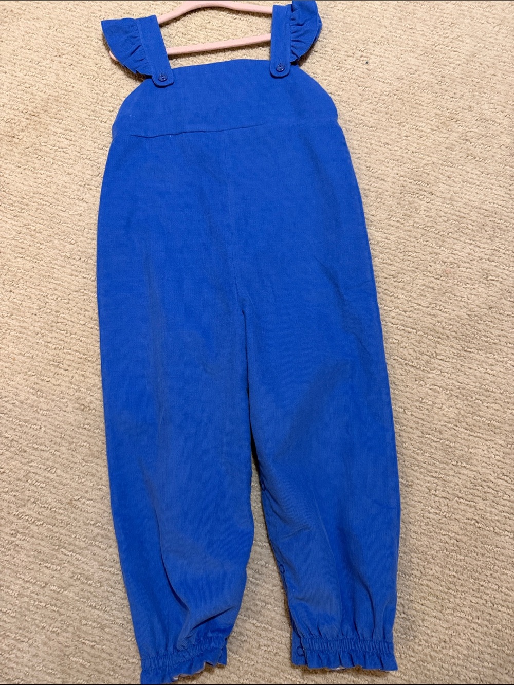 Girl’s Blue Jumpsuit Overalls